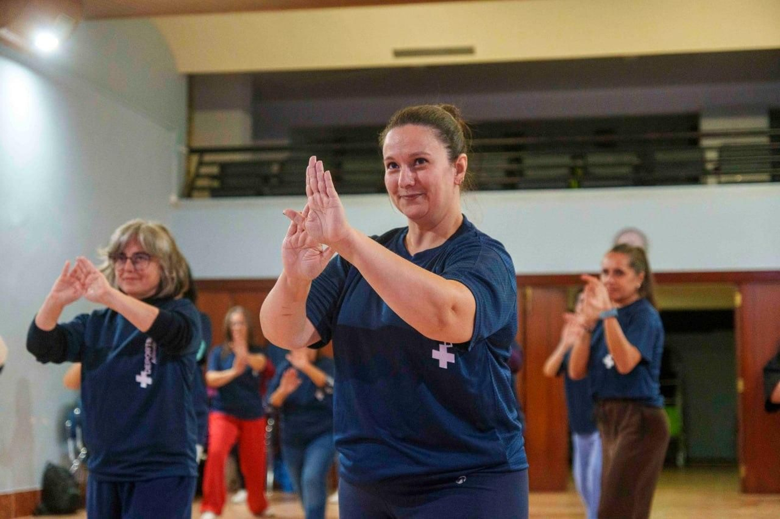 Galería | El curso de defensa personal de +Deporte Atlántico reúne a medio centenar de mujeres en Vigo