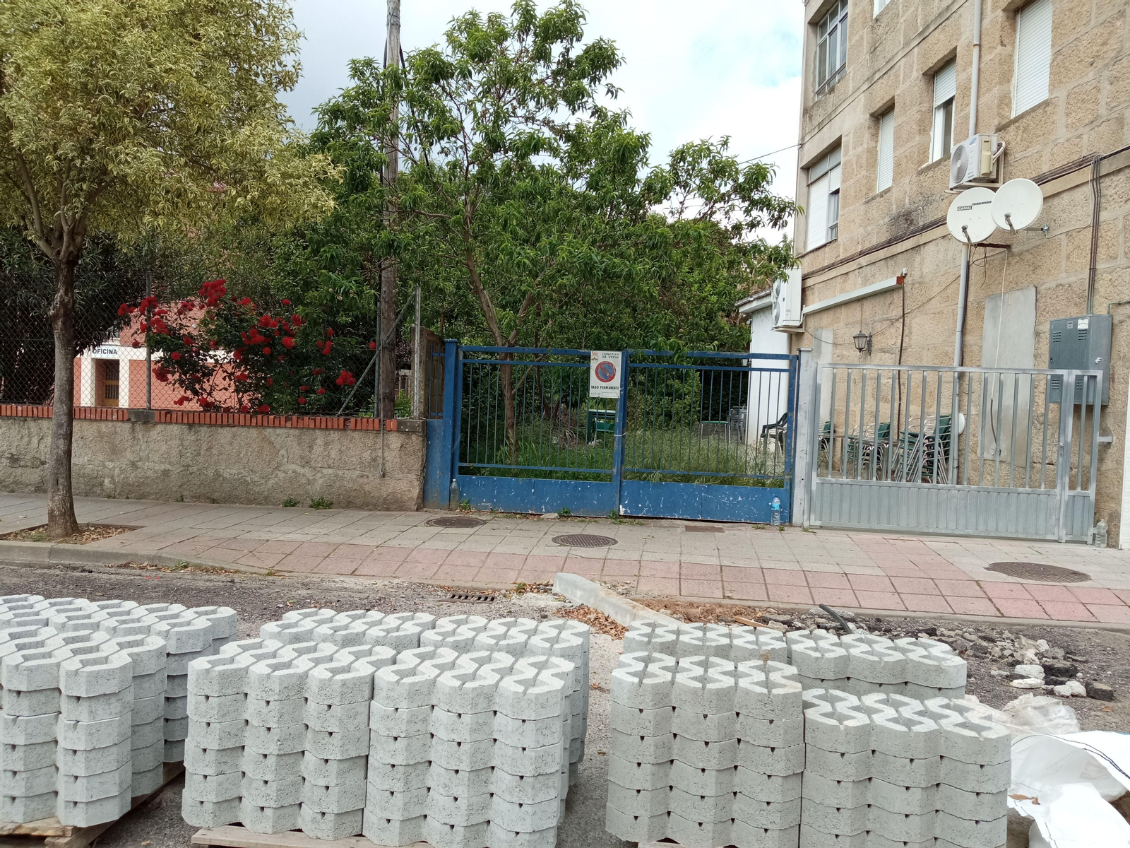 Entrada de la futura vía por la avenida de Portugal. (Foto: C.C.).
