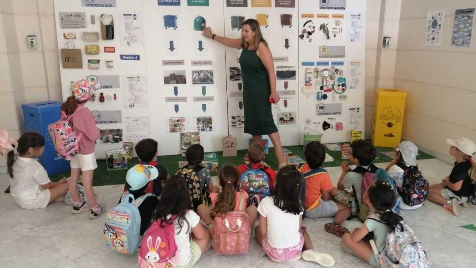 Actividade de promoción da reciclaxe.