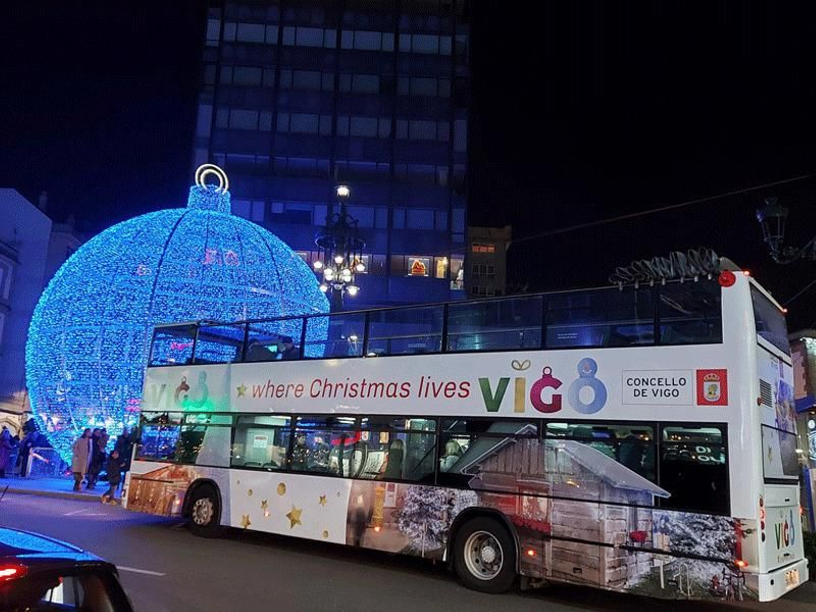 El Nadal Bus el año pasado por Vigo.