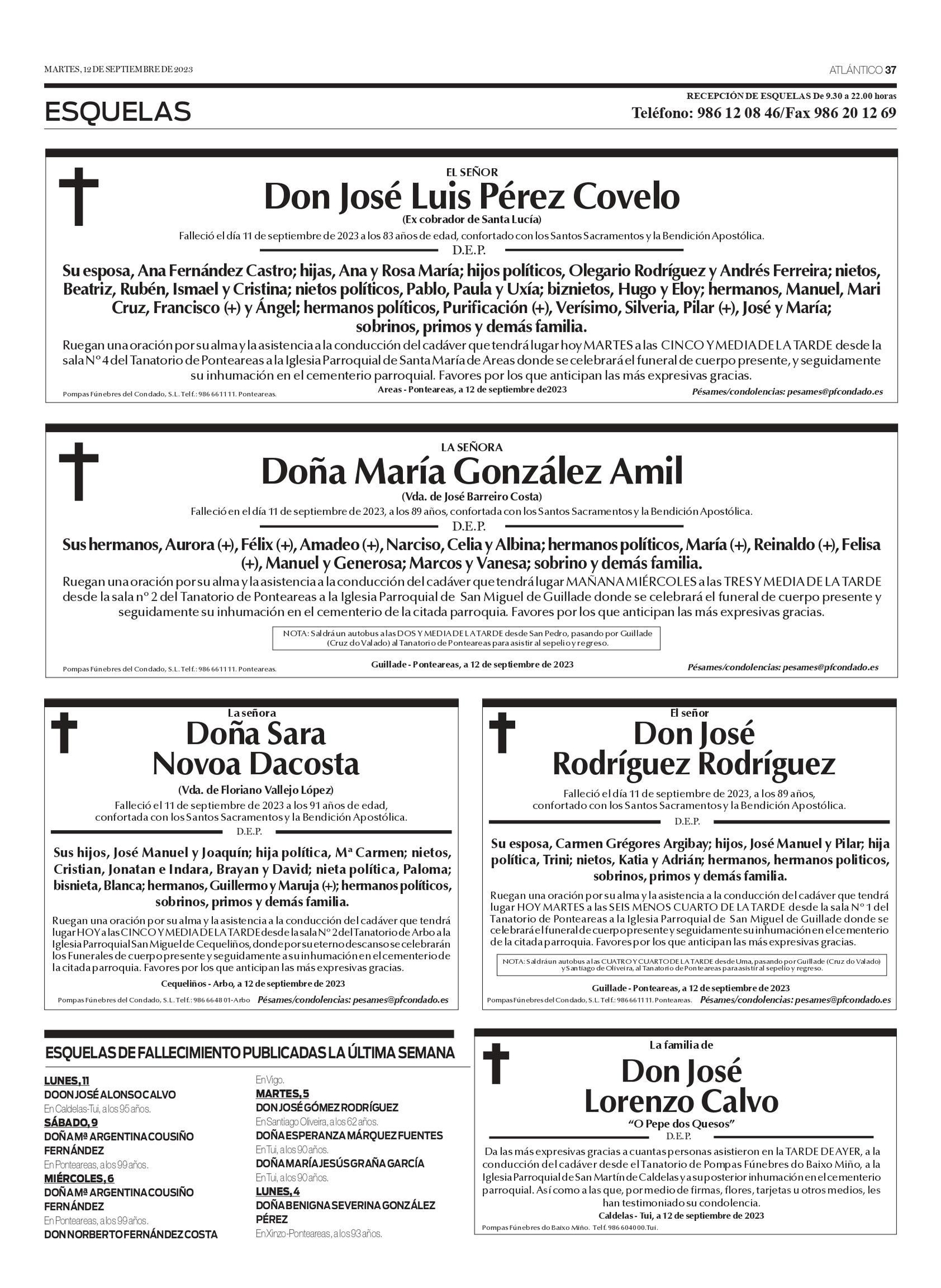 Las Esquelas De Este Martes 12 De Septiembre las-esquelas-de-este-martes-12-de-septiembre