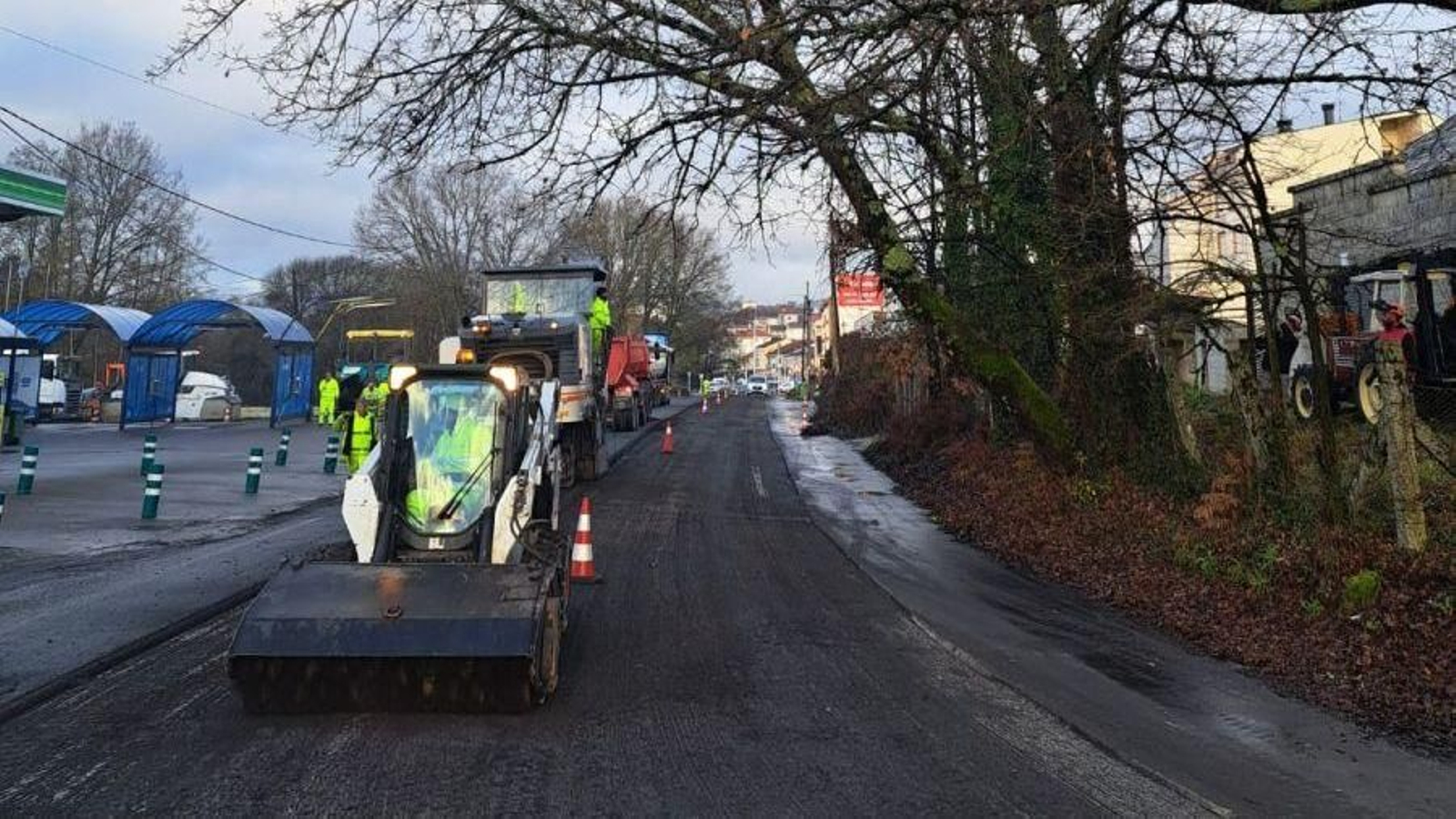 Tramo de la calle Ourense perteneciente a Maside.