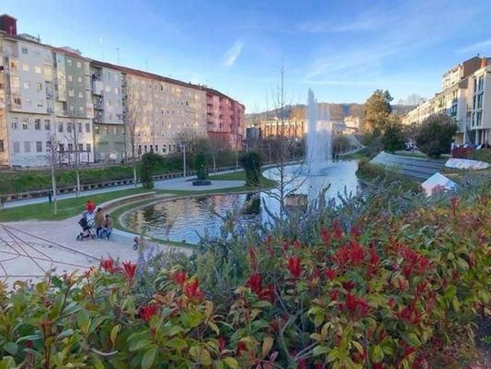 El parque de Avilés de Taramancos, obra de Carlos Cárcamo
