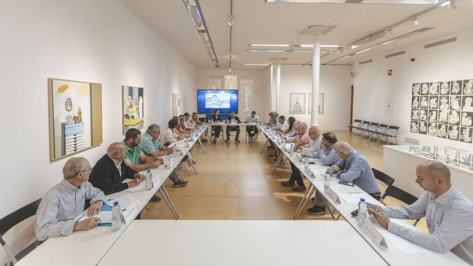 Comisión celebrada ayer en el Marcos Valcárcel.