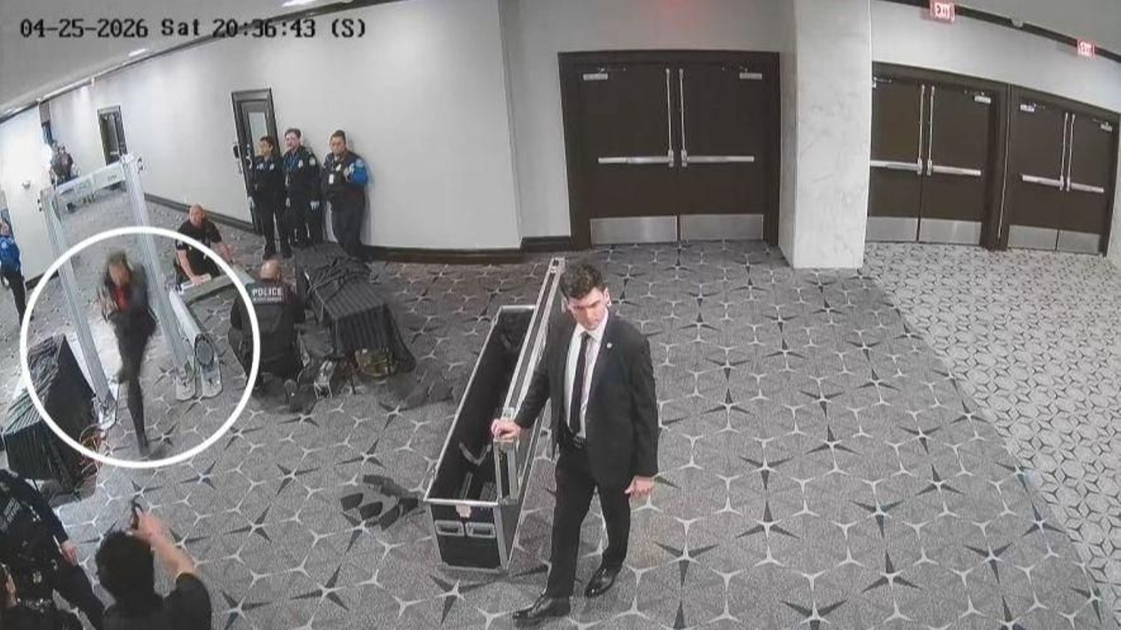 Cole Allen se salta armado el control de seguridad del presidente de EEUU.