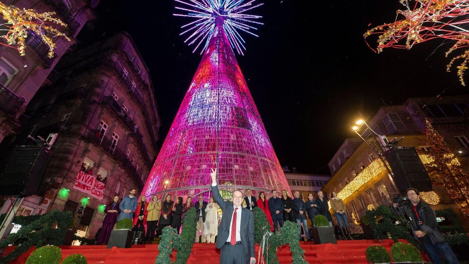 Encendido de las luces de navidad de Vigo