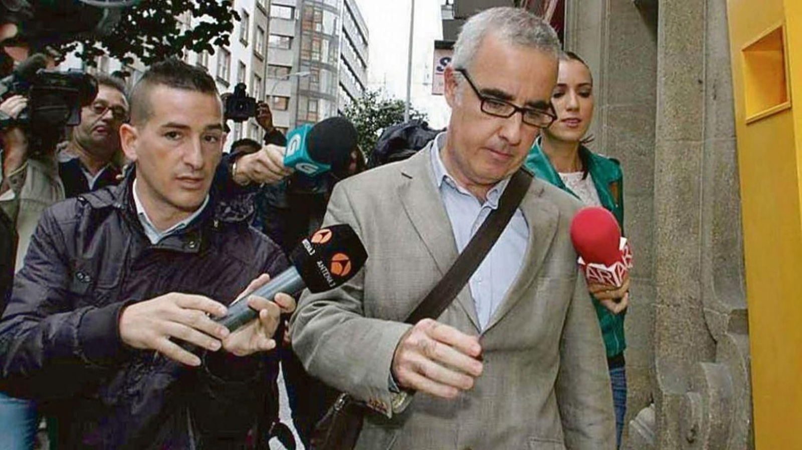 Alfonso Basterra, durante los meses del juicio en Santiago en 2018.