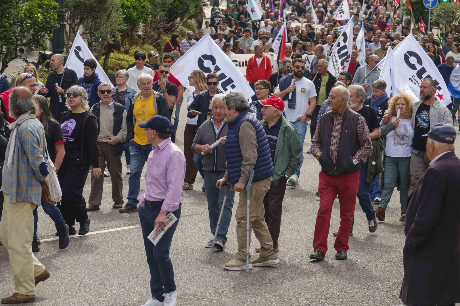 Galería | Jornada de reivindicaciones por el Día del Trabajador en Vigo