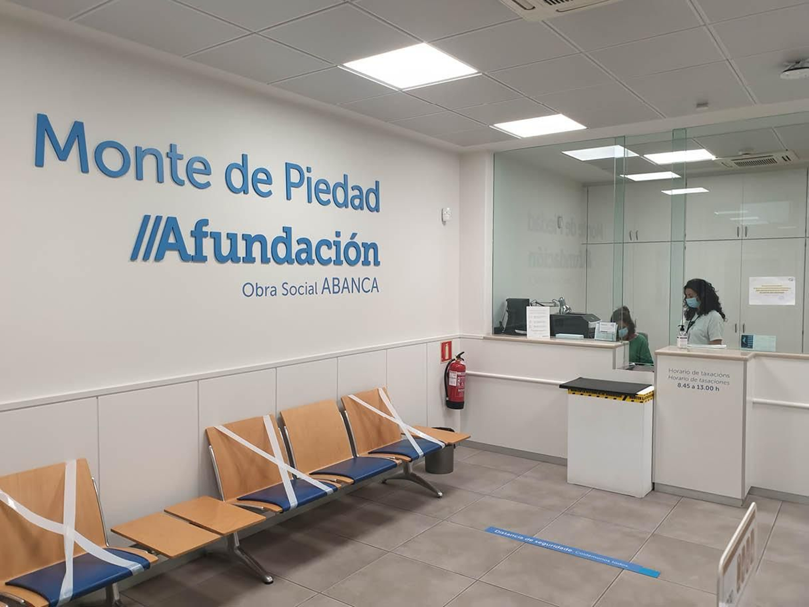 El Monte de Piedad de Afundación se encuentra en la calle Velázquez Moreno y trabaja bajo cita previa en estos momentos.