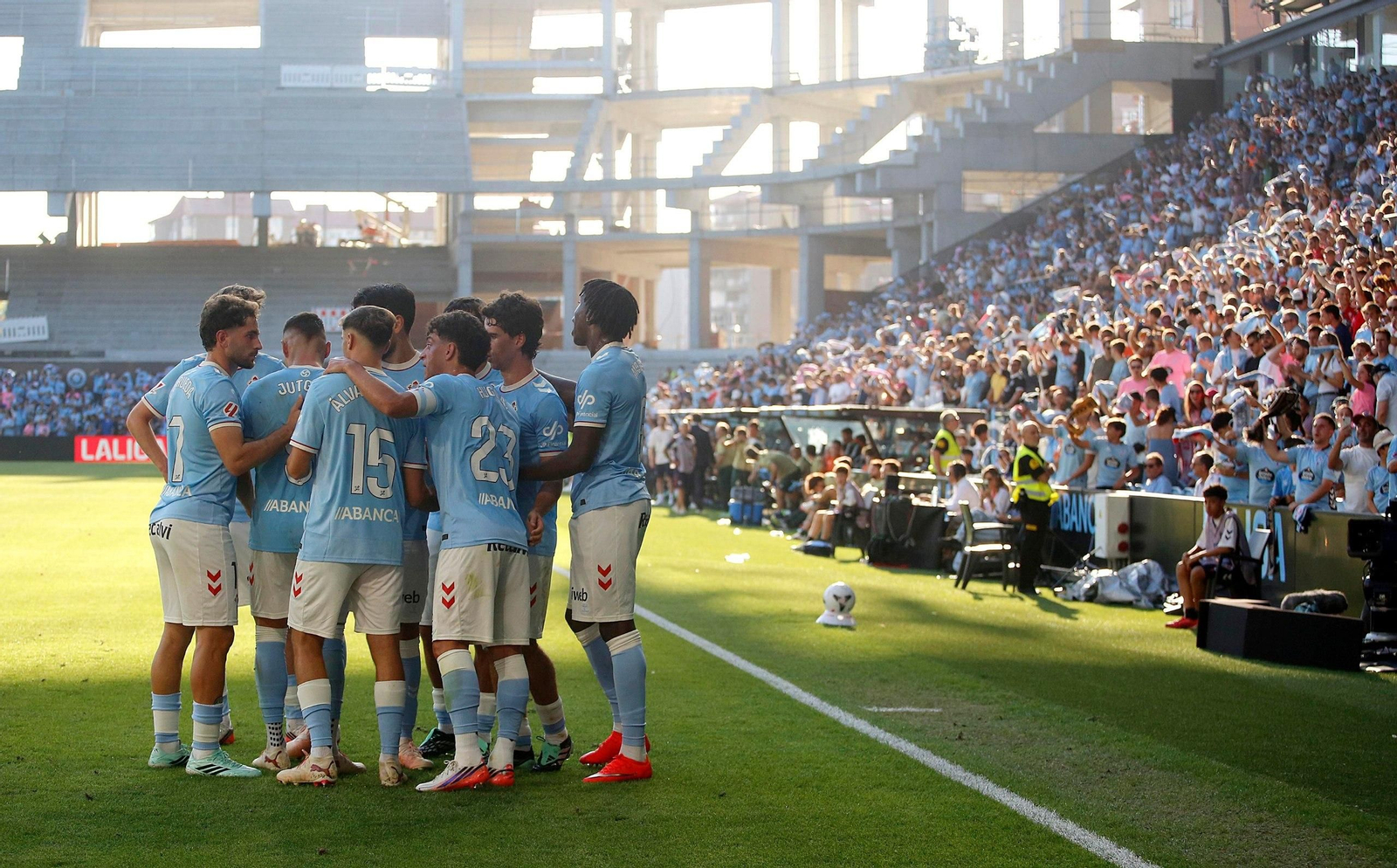 Galería | El partido entre Celta y Racing de Santander, en imágenes