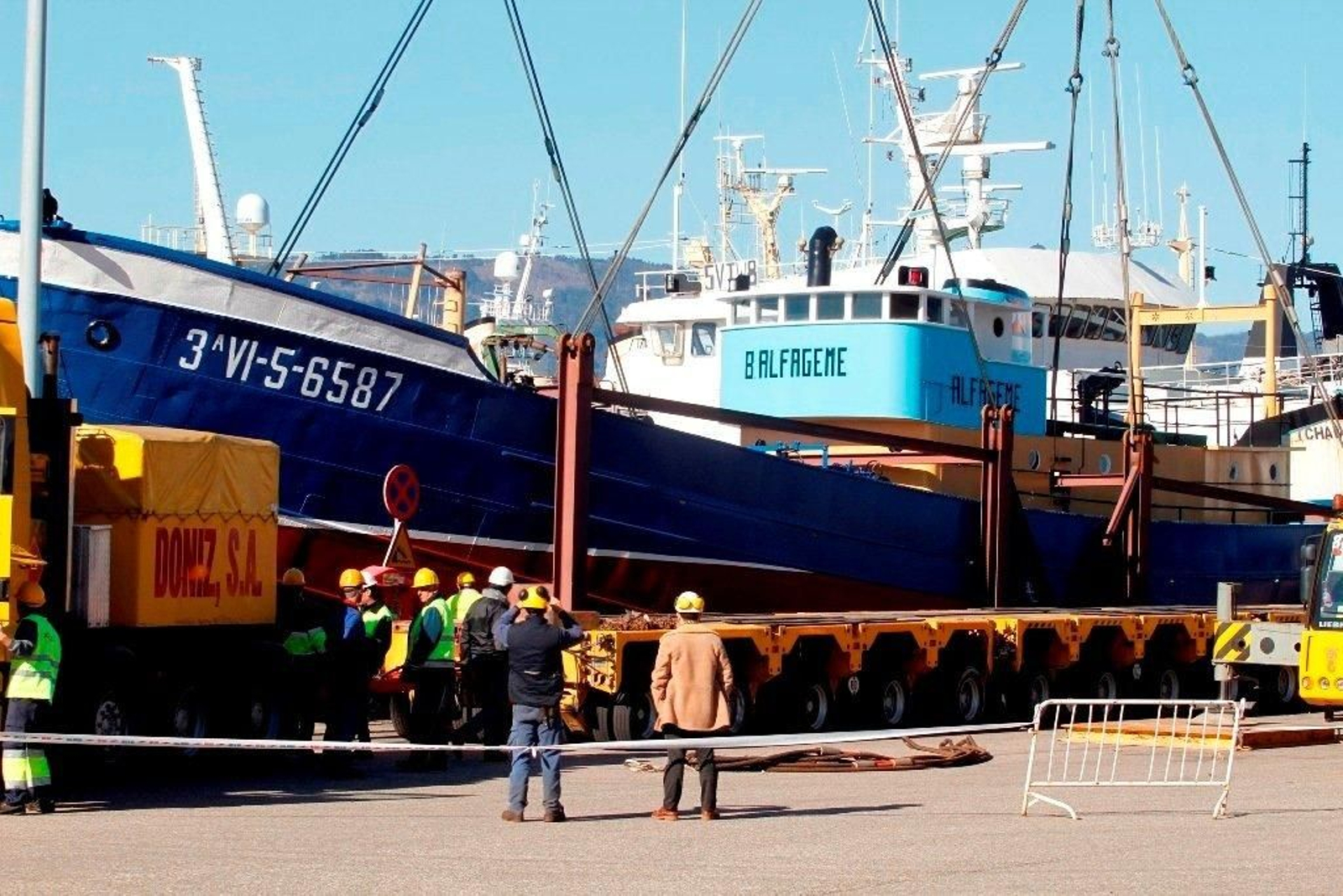 Traslado del barco Foto Lanfoco 04