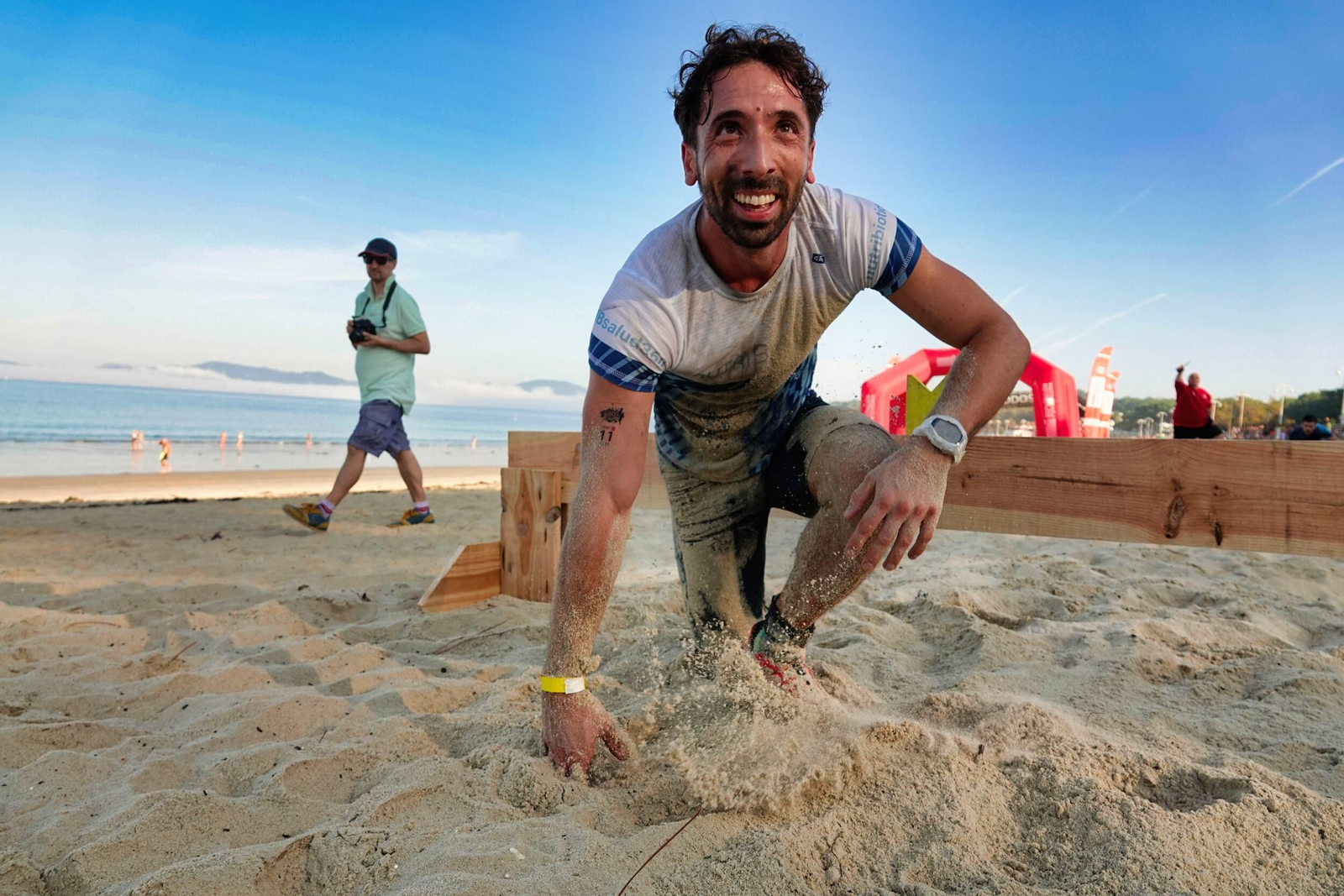 Participantes en el desafío Boot Camp en Samil.