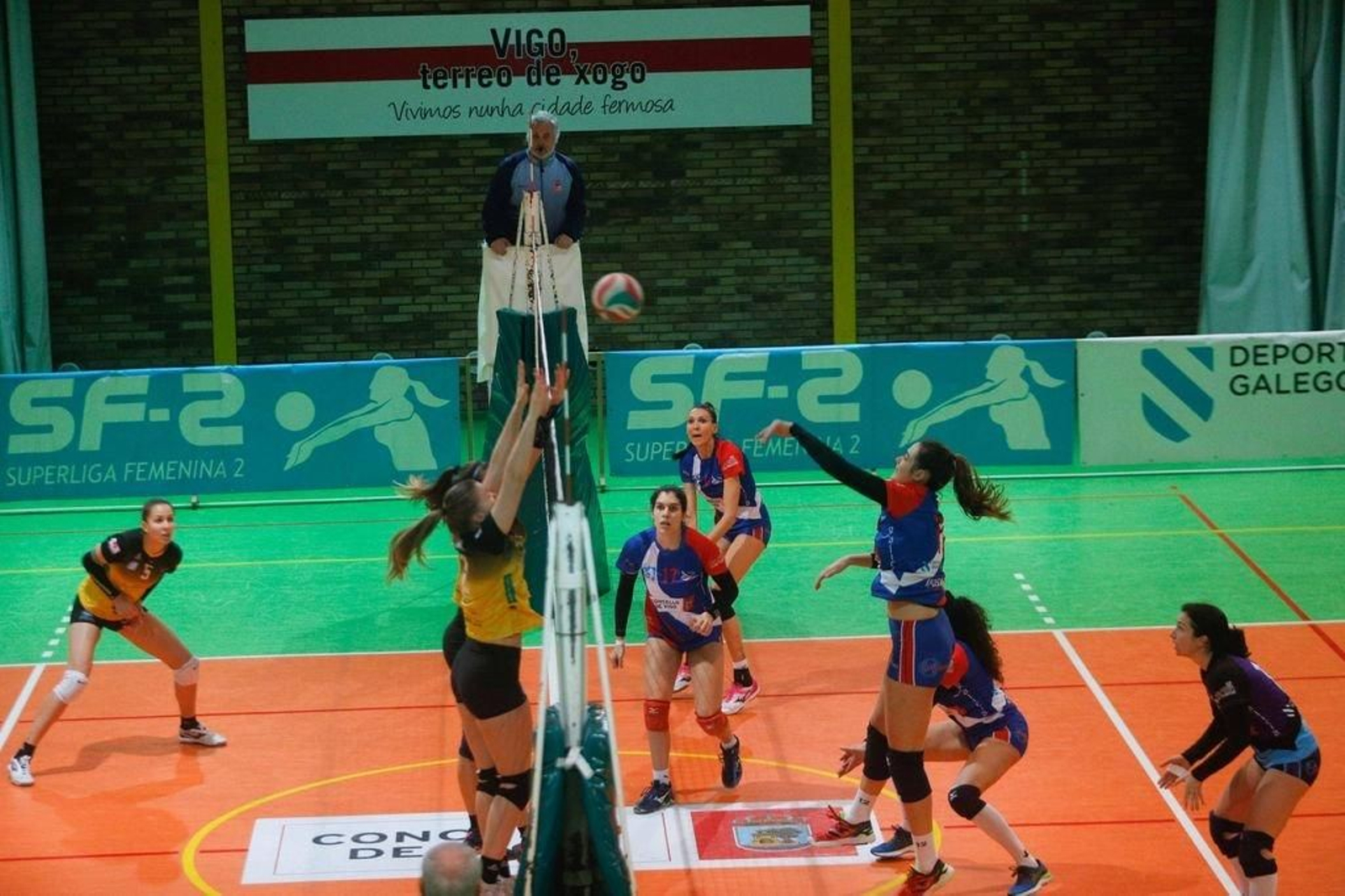 El Xuvenil de Teis, en el partido contra La Laguna esta temporada.