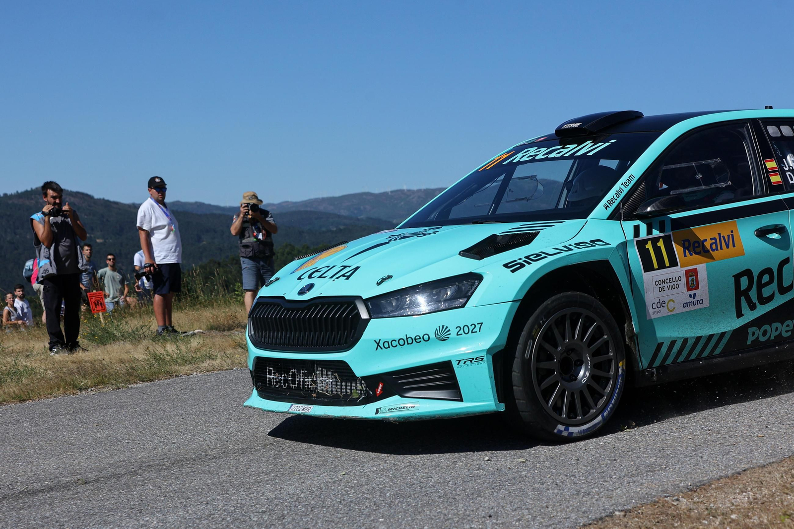 Galería | Los coches se apoderan de Vigo en el primer día del Rally Rías Baixas