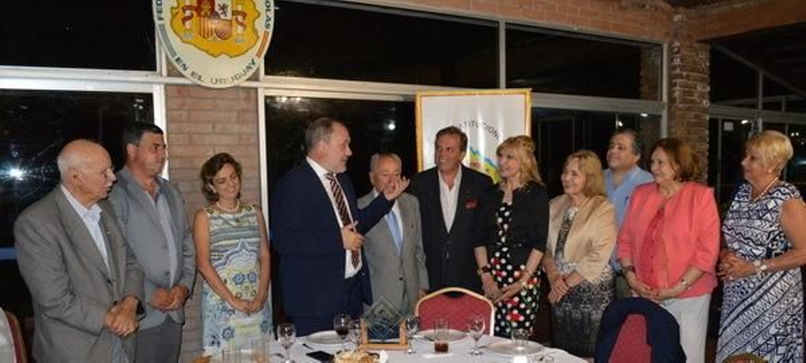 En la imagen Roberto Varela Fariña, durante la entrega del Premio Colón "Especial"