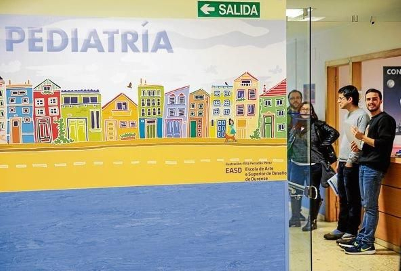 Servicio de Pediatría en el Complexo Hospitalario Universitario de Ourense.