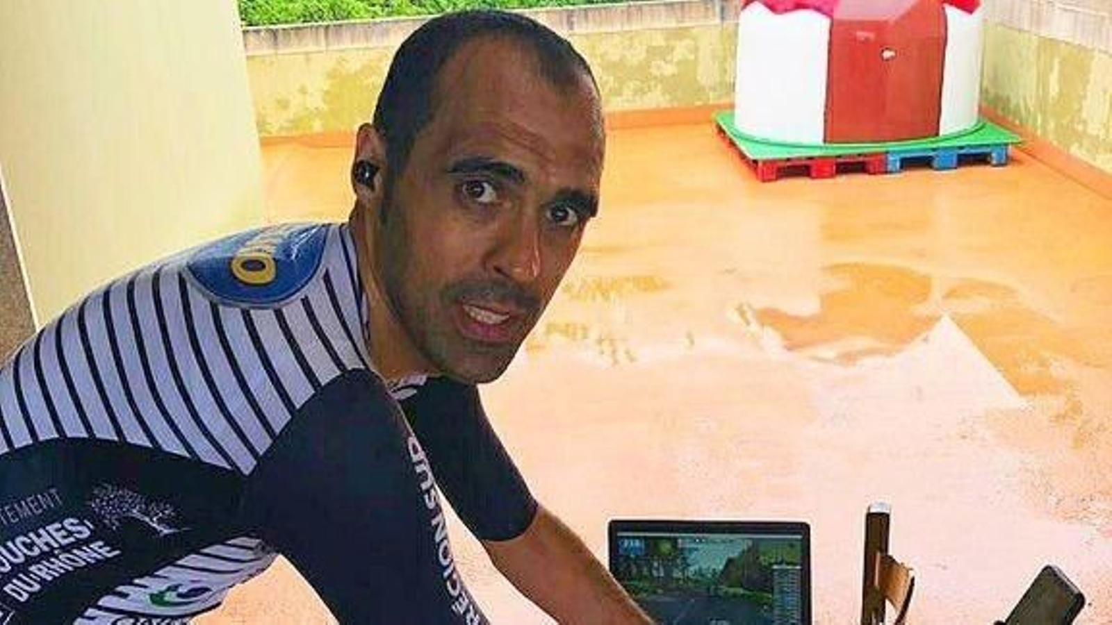 Delio Fernández comenzó esta semana entrenamientos 'on-line'.