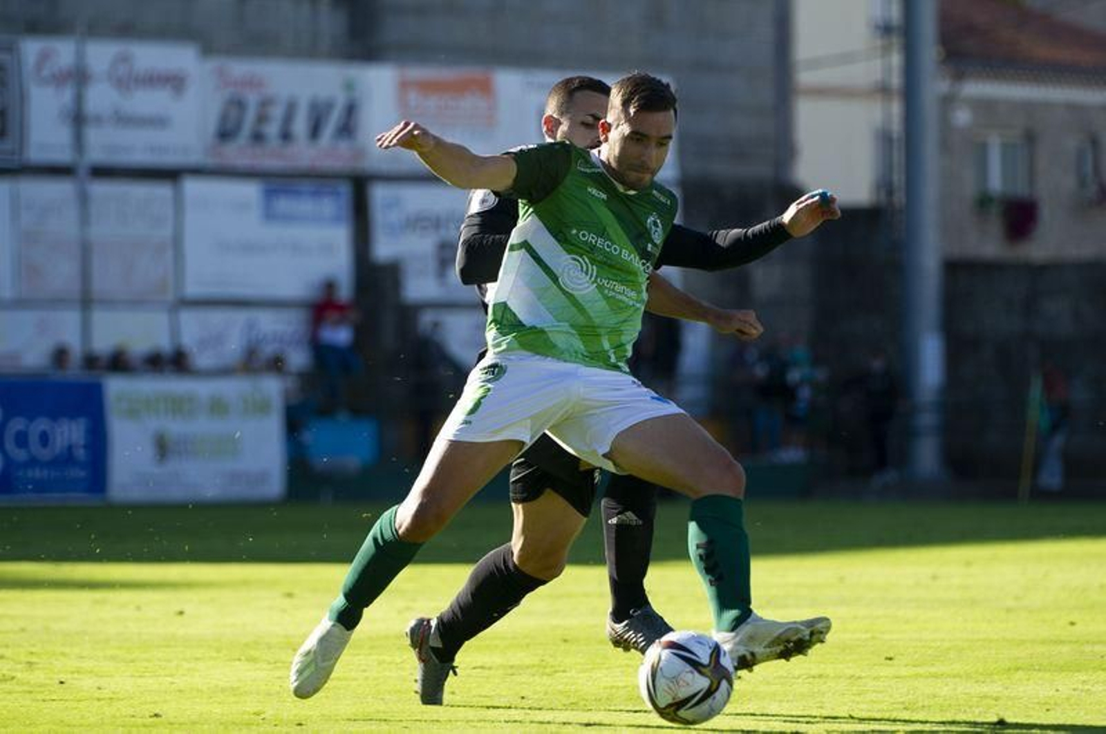 Partido entre el Arenteiro y el Compostela.