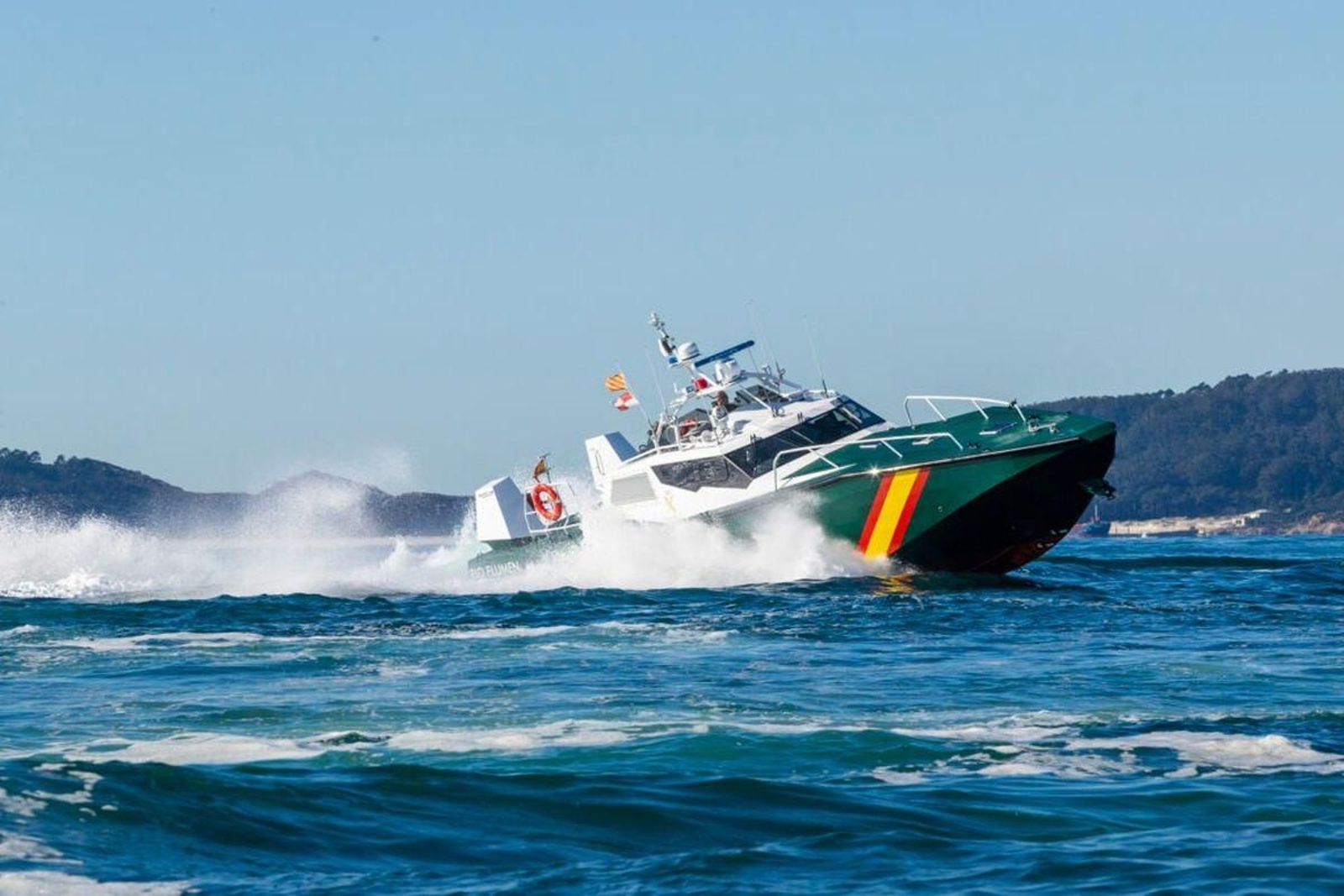 Patrullera para la Guardia Civil del astillero Aister de Moaña.