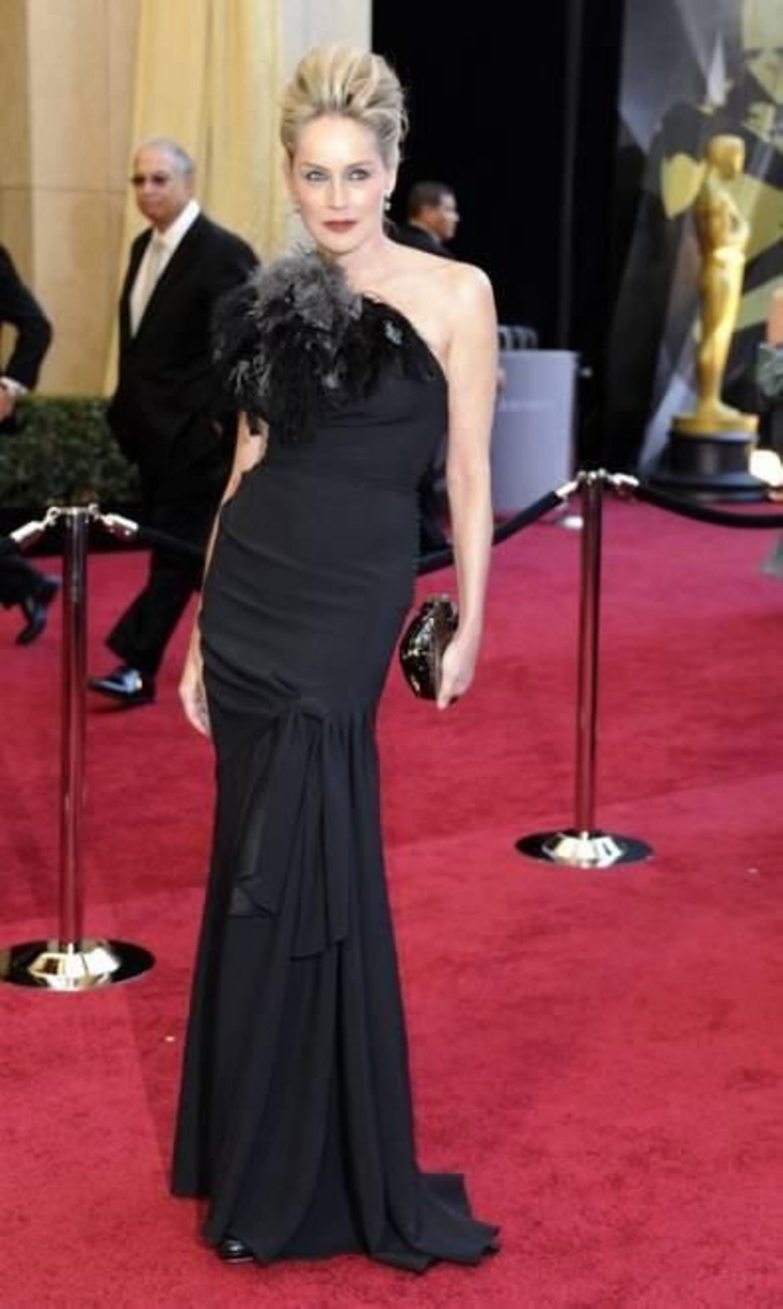 La actriz Sharon Stone .