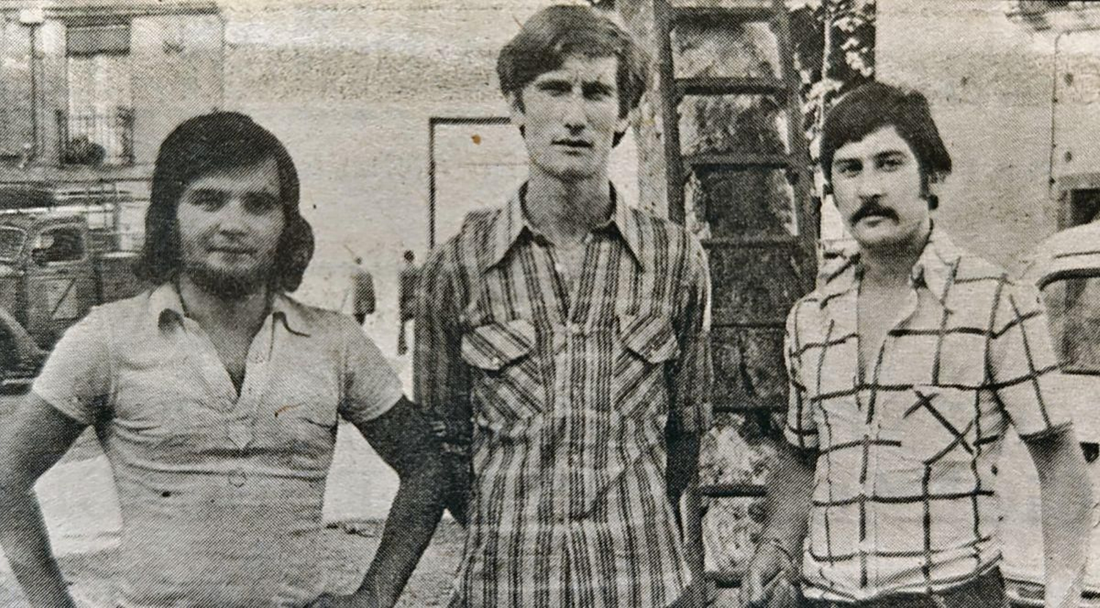 Camilo López Feijoo, César García y Manuel Rodríguez Caride.