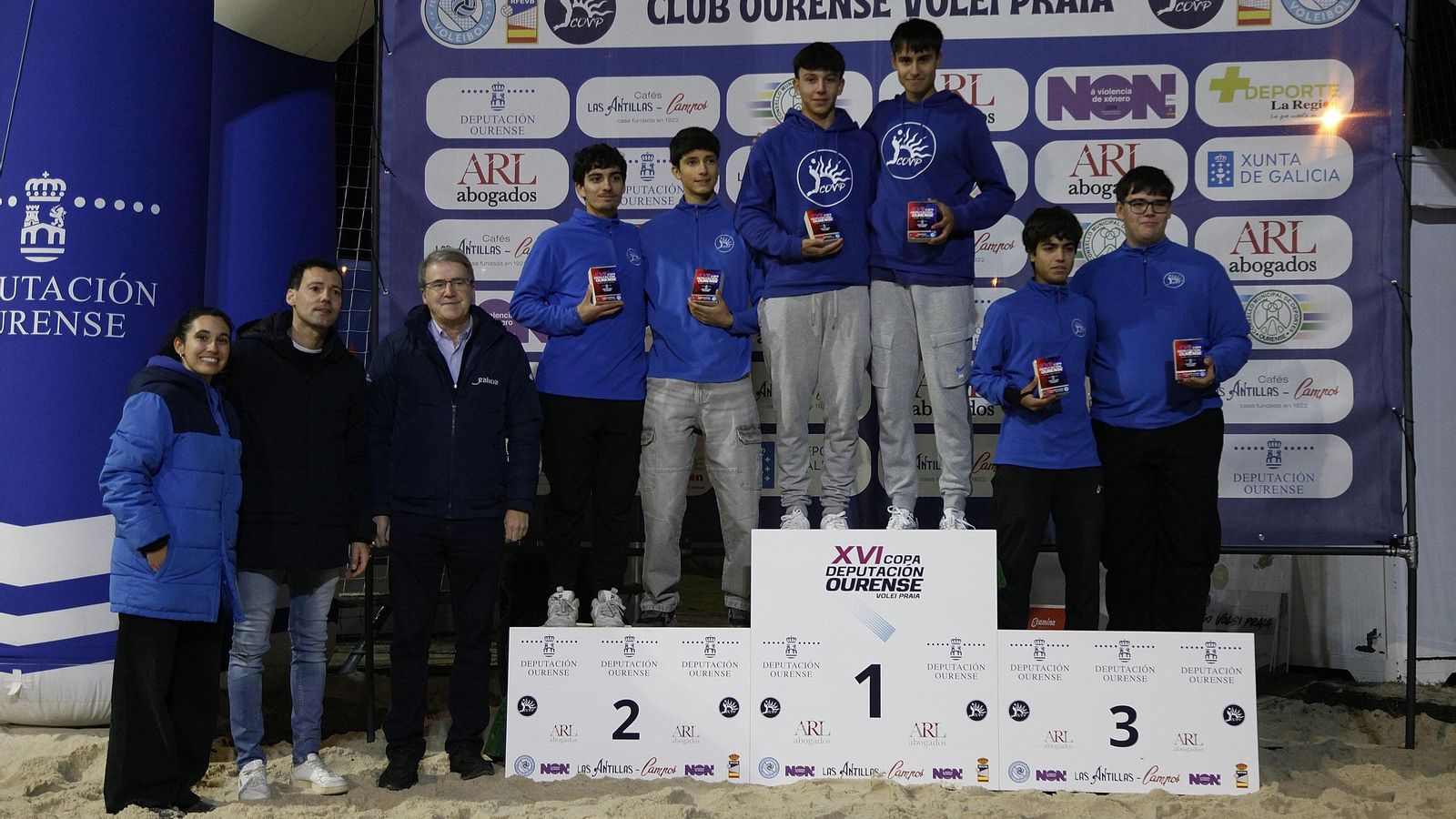 Galería | El voley playa entrega sus reconocimiento a los mejores de la Copa Diputación