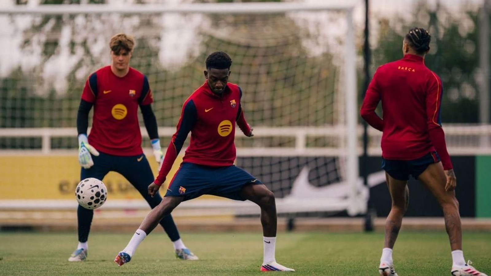 El delantero belga del Barcelona, Jesse Bisiwu.