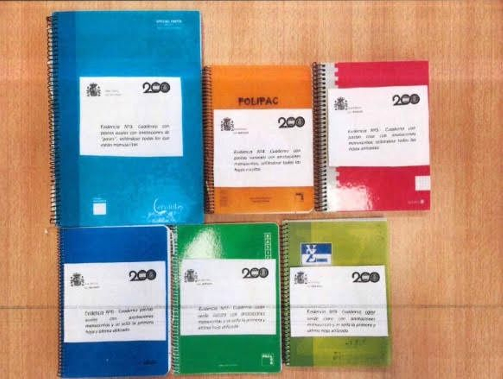 Anotaciones de la gestión del local y de los servicios de prostitución en el club de alterne El Descanso, en Coles.