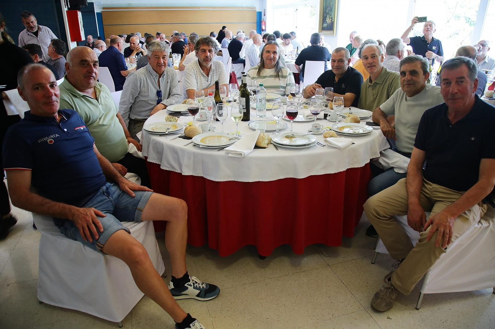 Martínez, Vila, César, Ricardo, Paco, Ramón, Agustín, Carlos y Ventura.