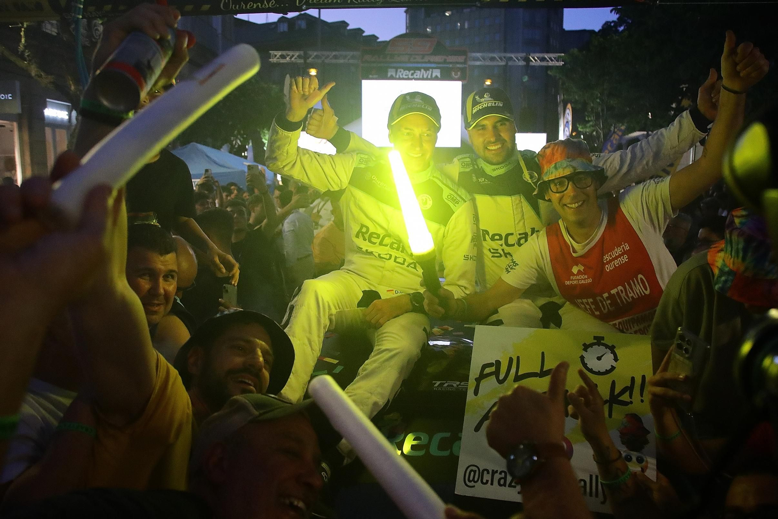 Galería | Arrancan los motores con la ceremonia de inauguración del Rally de Ourense, en fotos