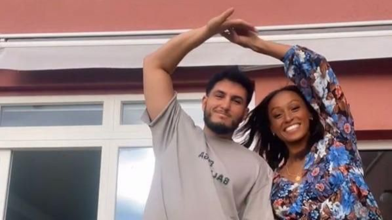 Ana Peleteiro y Omar Montes, en una publicación de la gallega en Instagram.