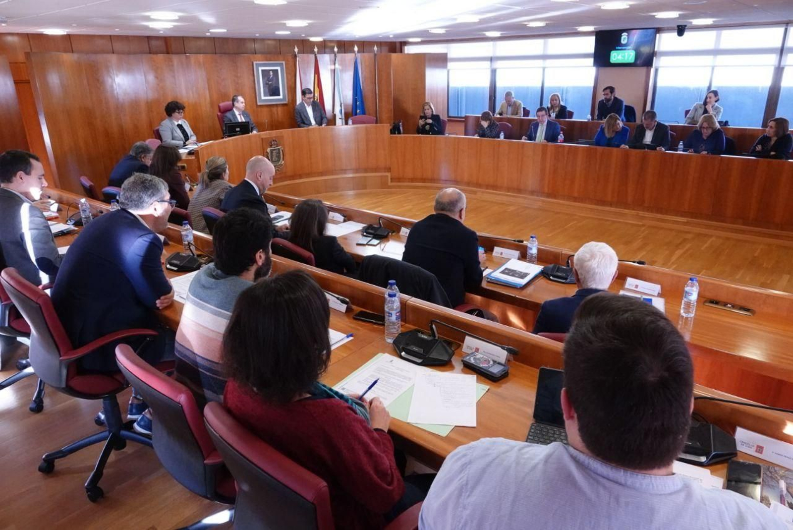 Imagen del pleno de este jueves 23 de noviembre. // Vicente Alonso