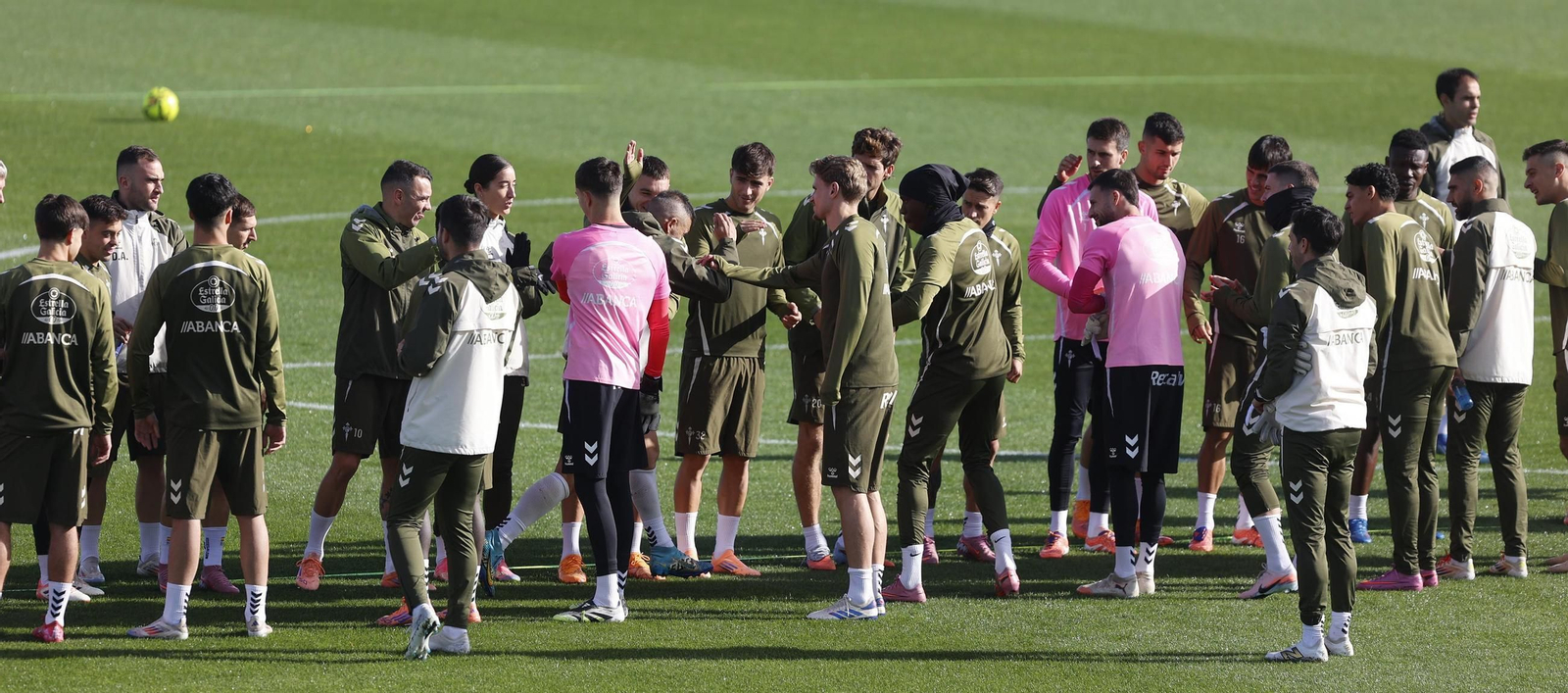 Galería | El Celta entrena en Afouteza antes del partido contra el Barcelona