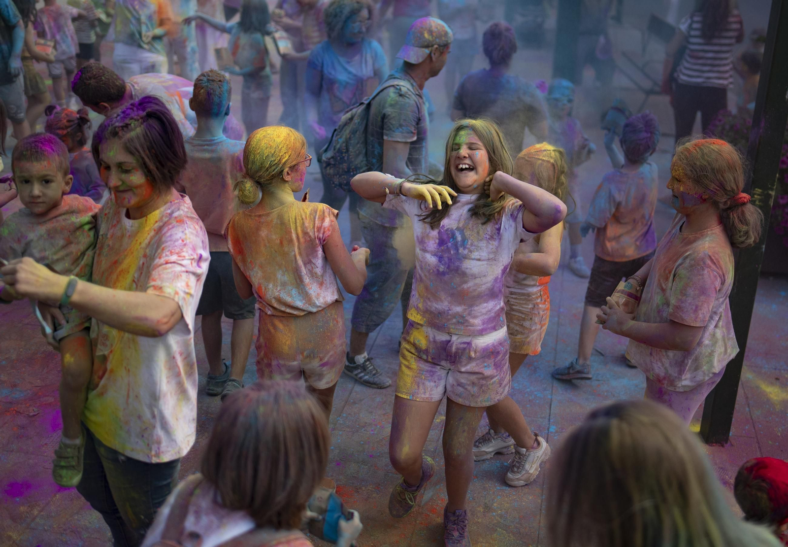 Galería | La fiesta de colores en Xinzo en imágenes