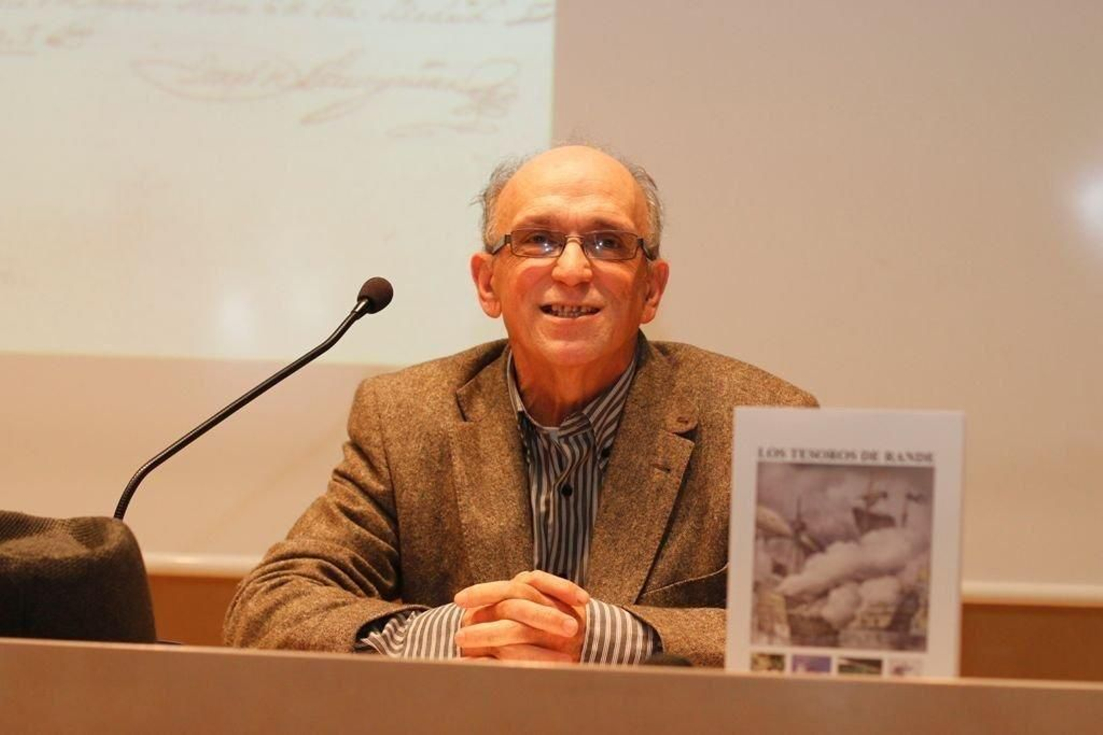 Ramón Patiño, en el Museo del Mar.