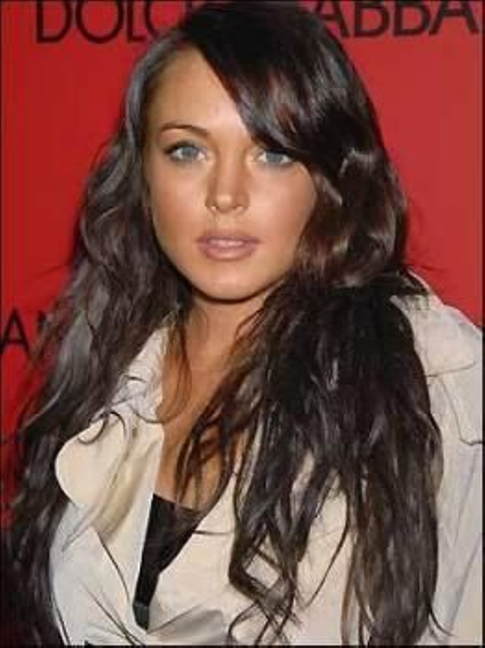 La actirz Lindsay Lohan.