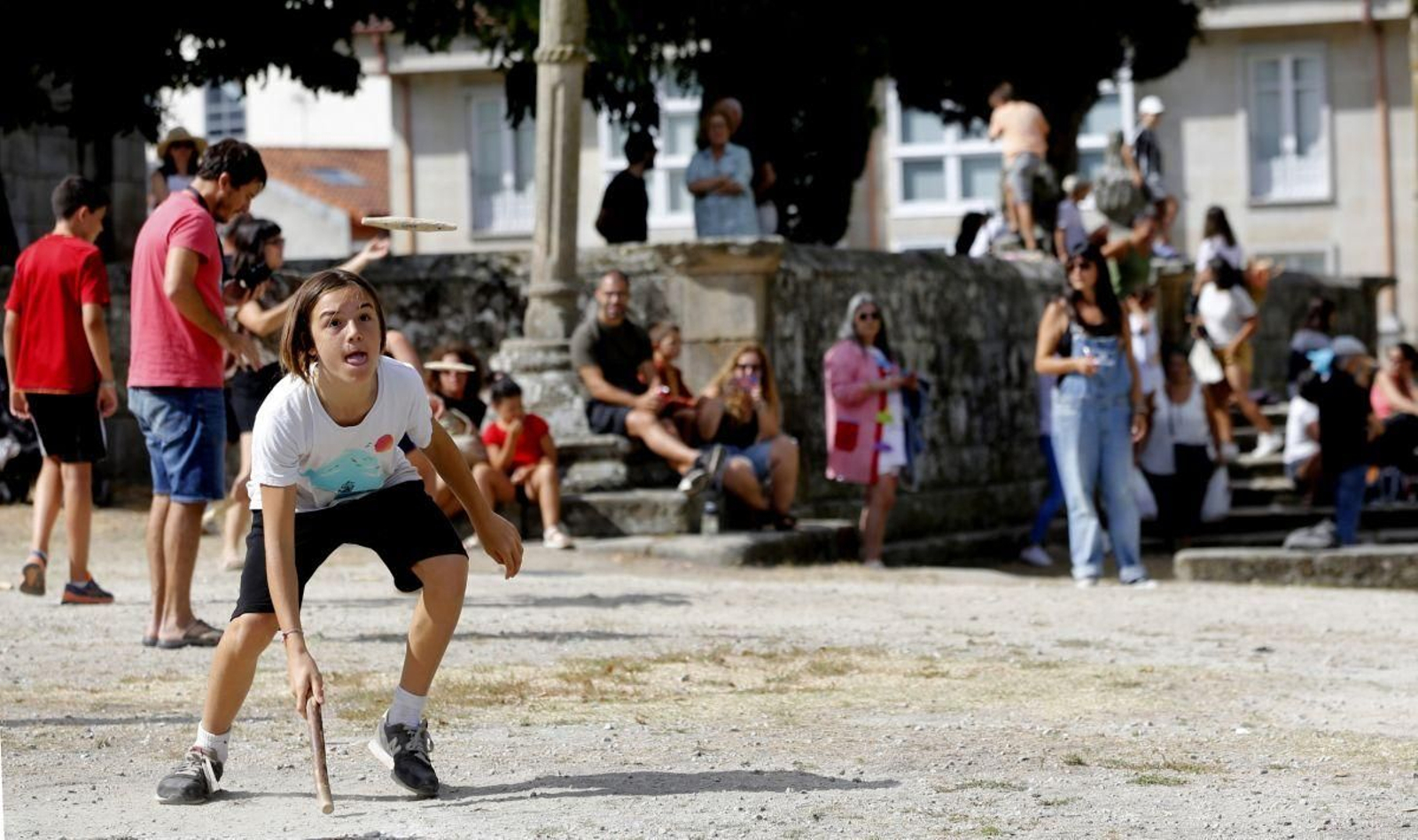 Uno de los participantes del campeonato celebrado en A Barreira.