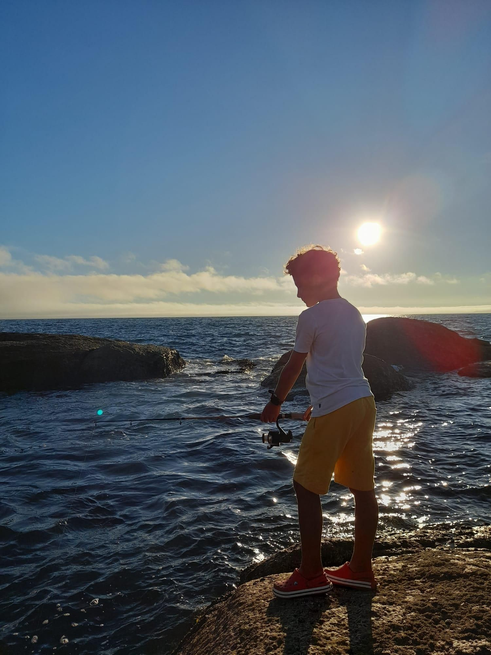 Pescantín, en la Lanzada, de Laura González Iglesias.