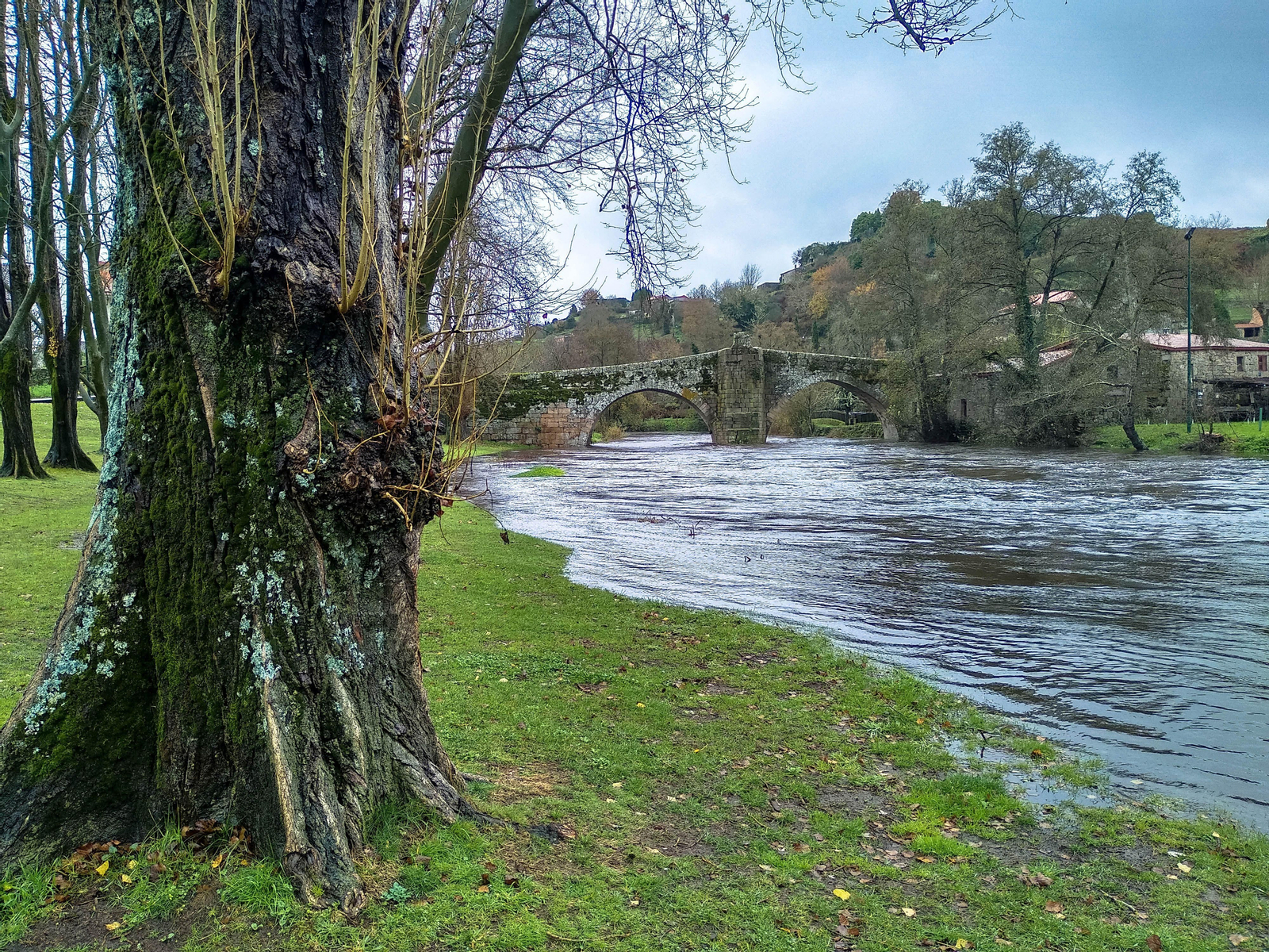El río Arnoia, a su paso por Allariz