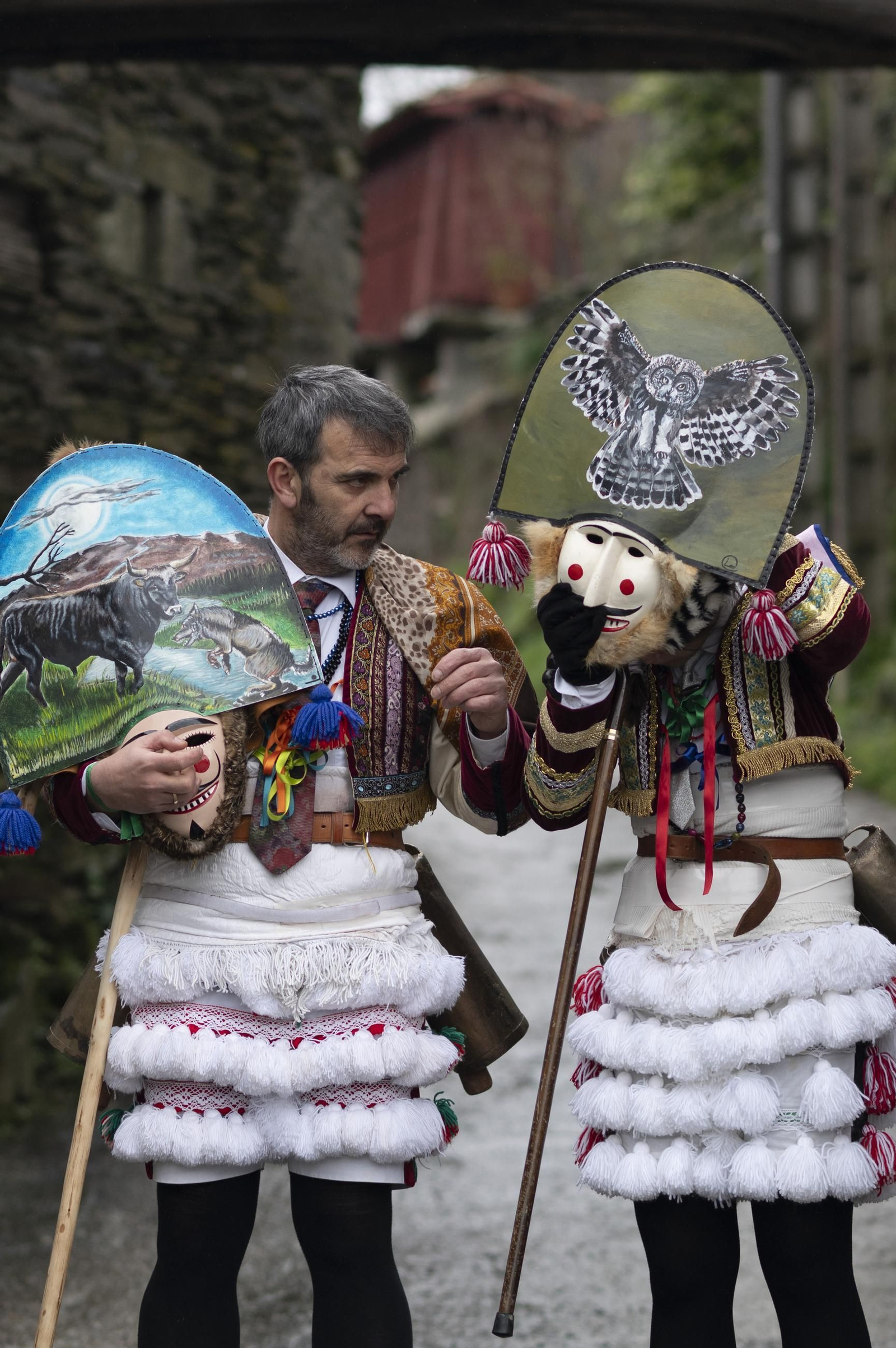 Galería | Los Felos llevan sus trastadas y travesuras a la sierra de Maceda