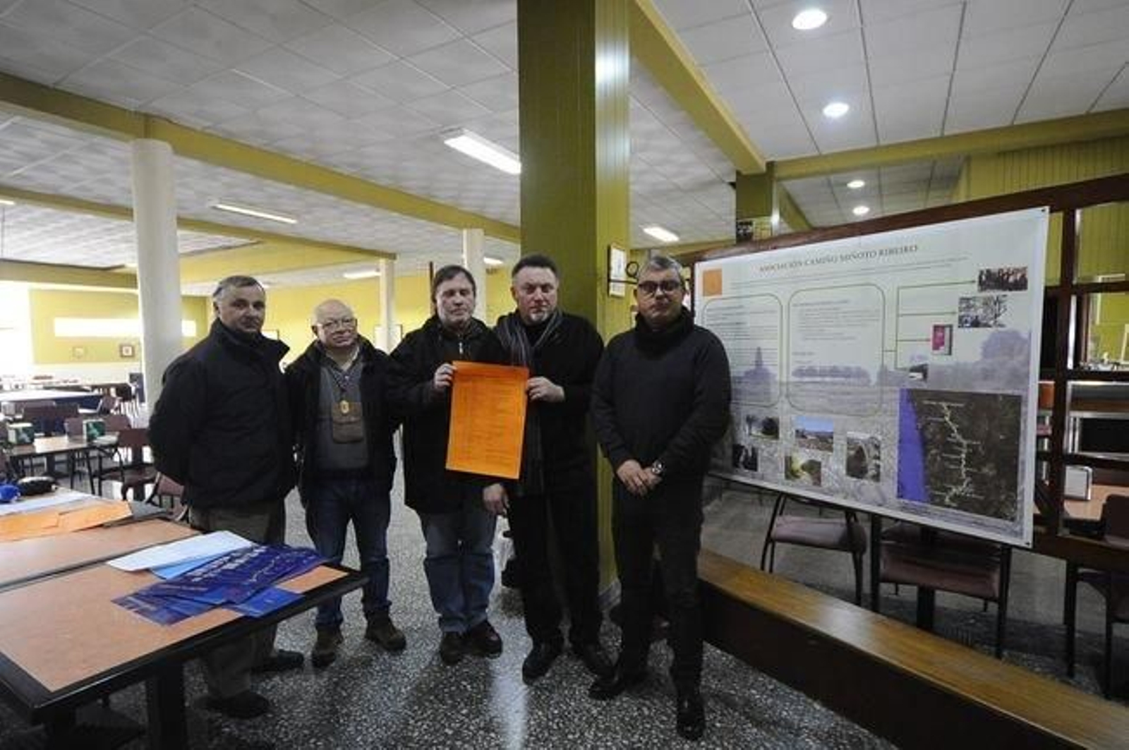 Miguel Sampaio, Manuel Rocha, Darío Rodríguez, Abdón Fernández y Uxío Domínguez.