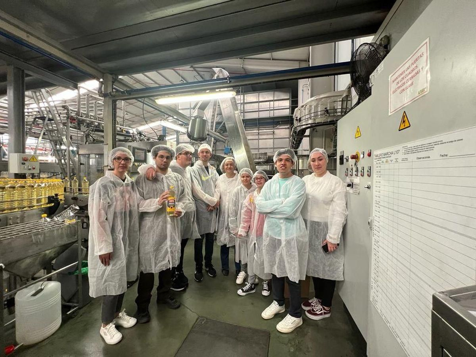 Visita dos alumnos do programa a Aceites Abril.