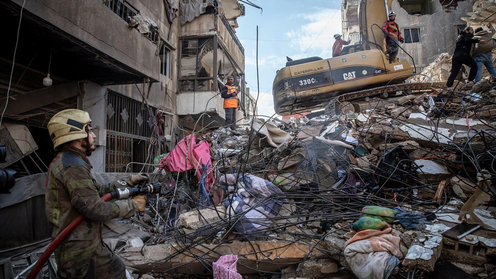 Israel vuelve a atacar el sur de Beirut en el Líbano y rompe el fuego.