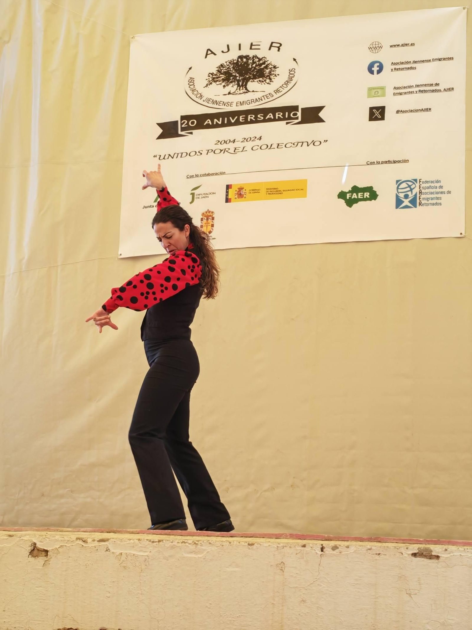 Baile flamenco durante la jornada