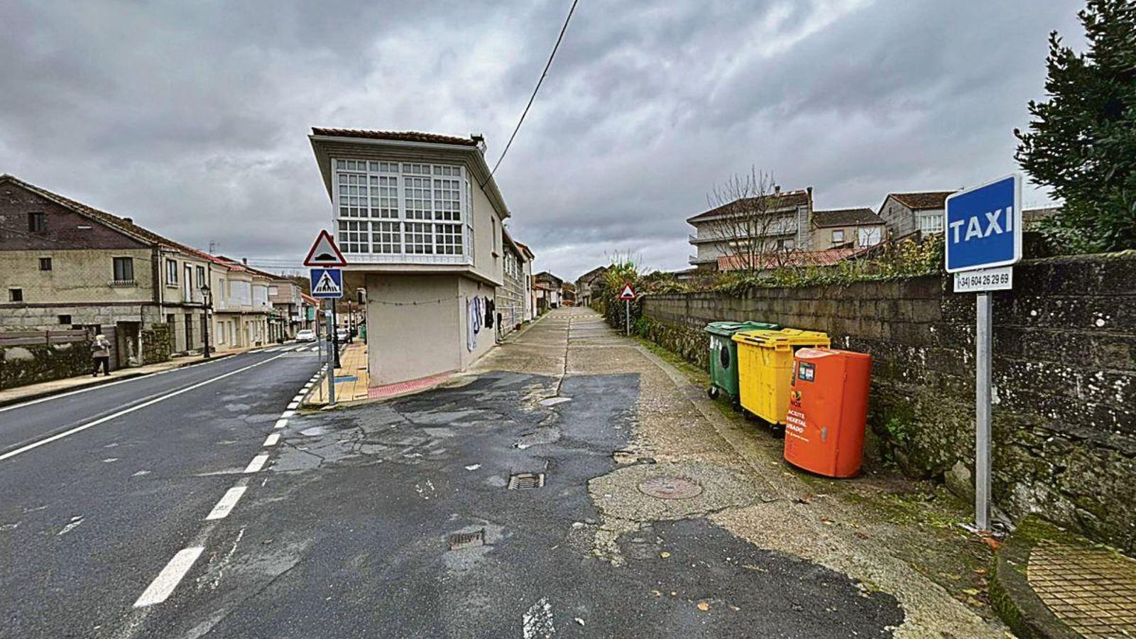 La parada de taxi de Baños de Molgas.