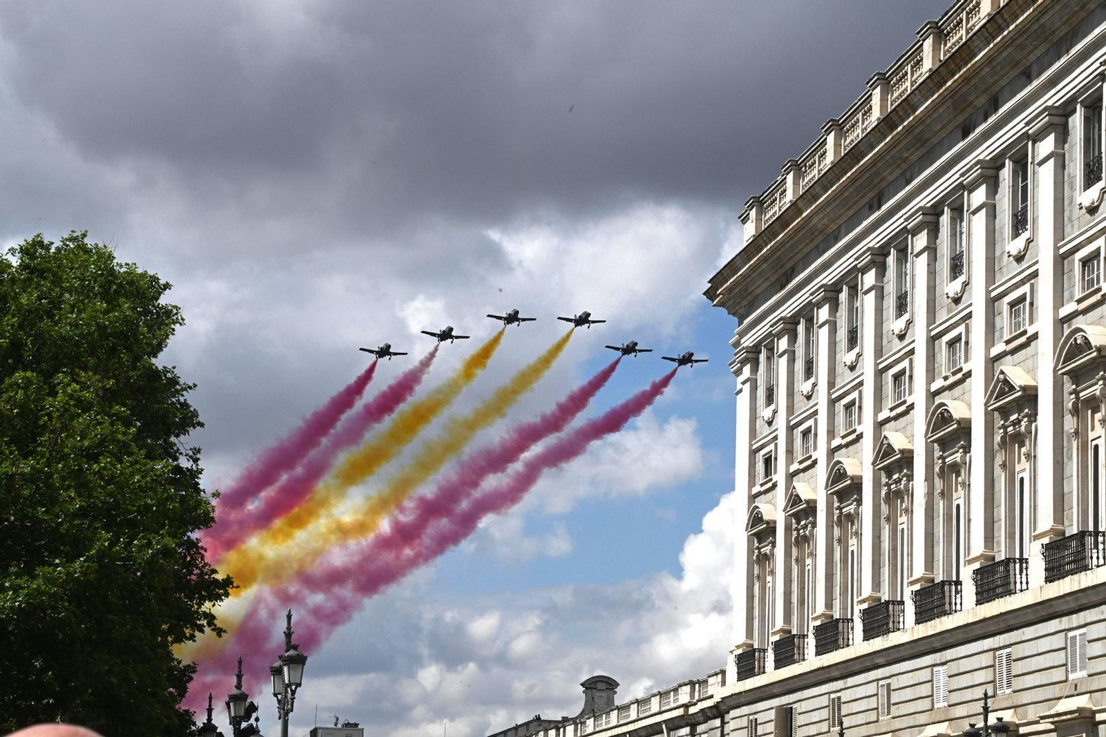 Exhibición de la Patrulla Águila.