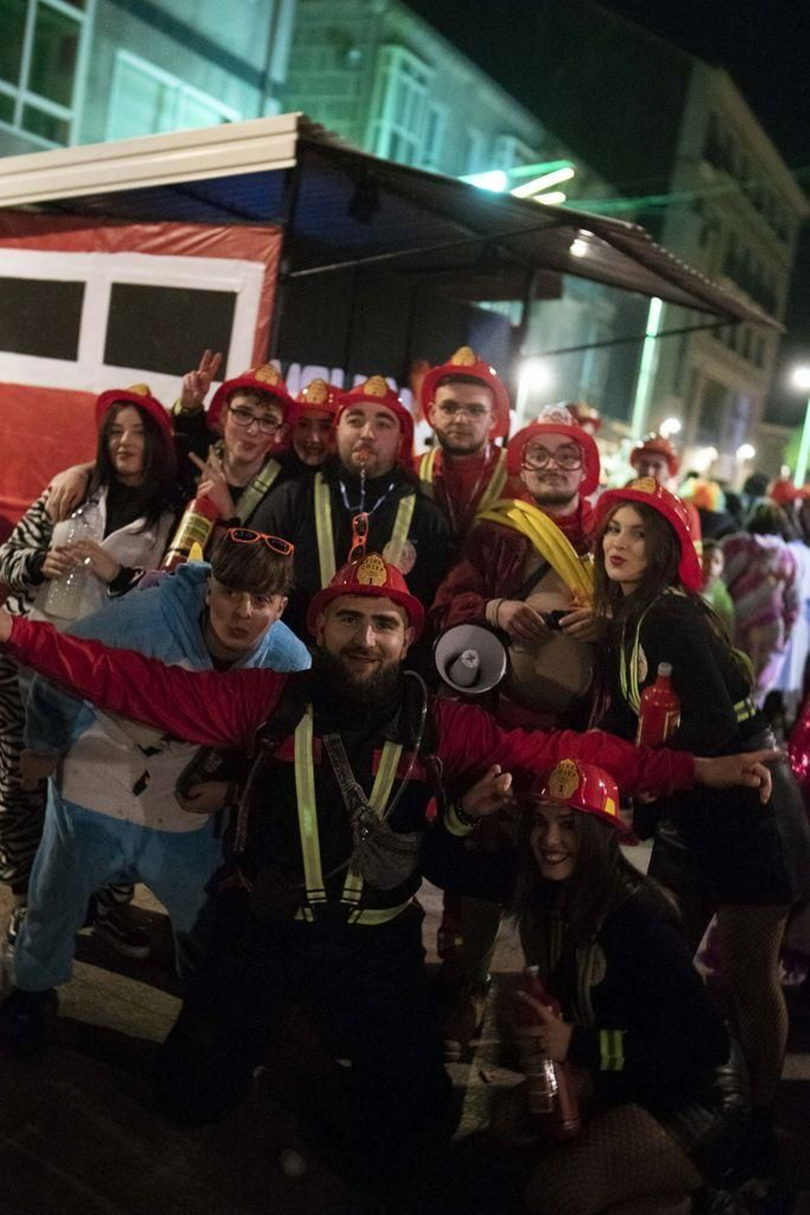 Petardazo en XInzo de Limia (Foto: Xesús Fariñas)