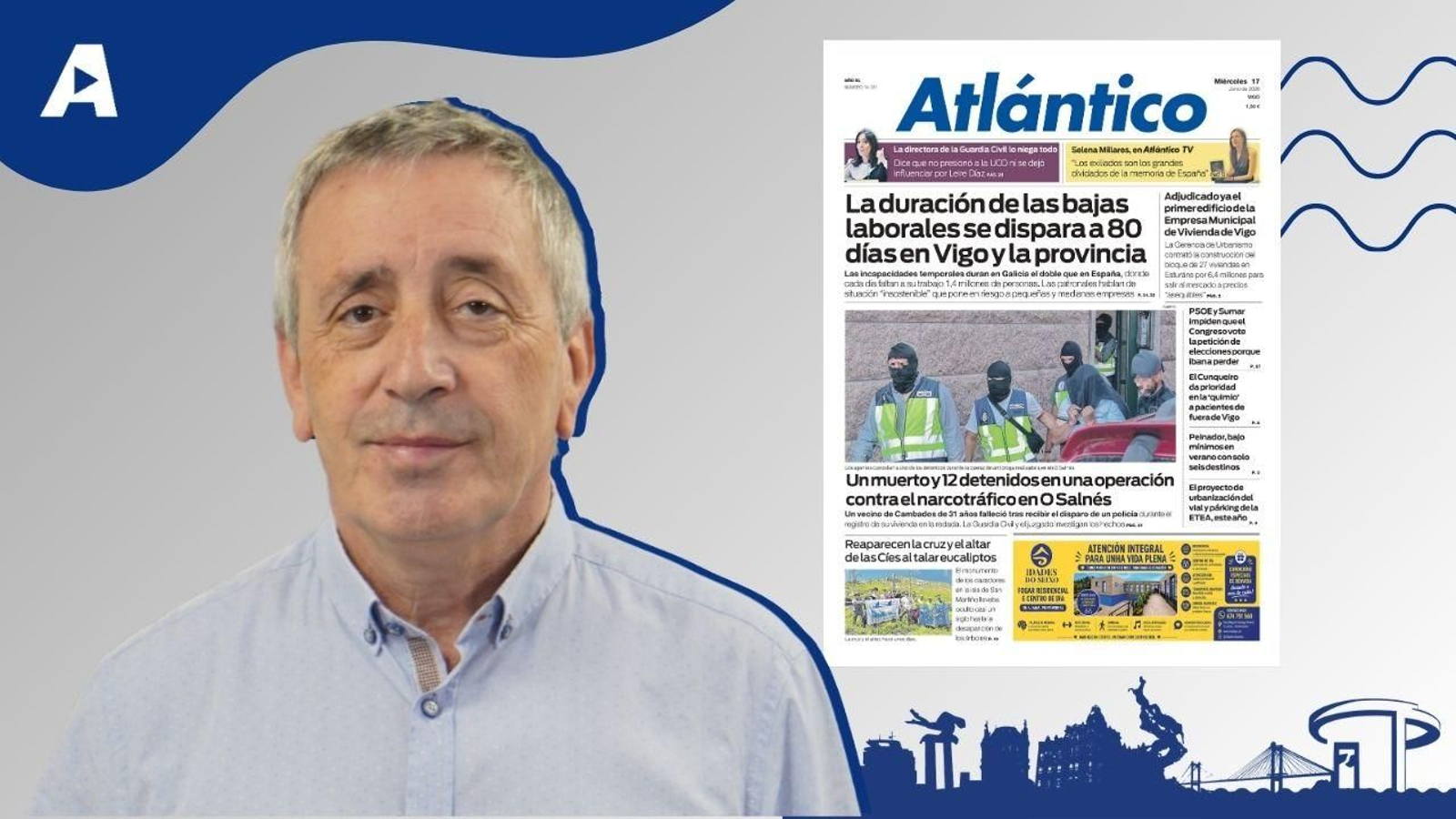 La portada de Atlántico del 17 de junio