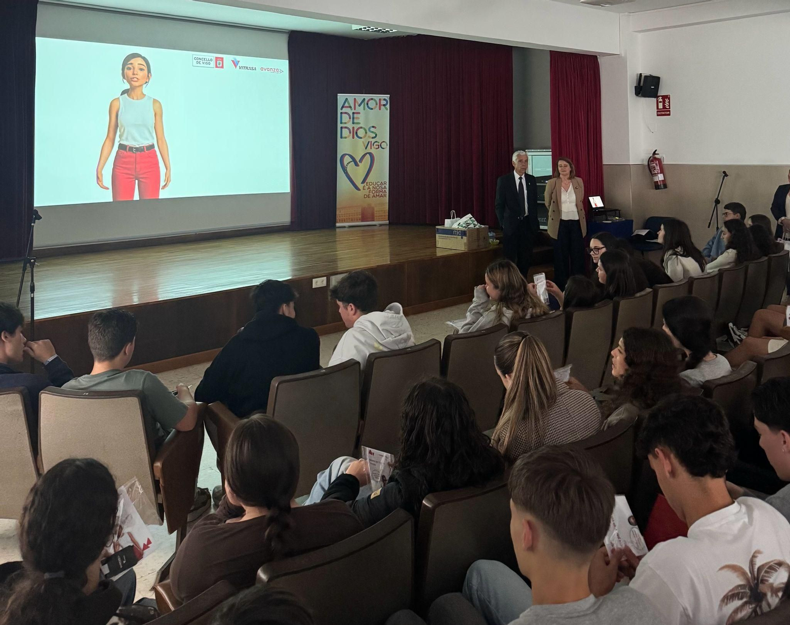 Campaña institutos Vitrasa 2026, en el colegio Amor de Dios