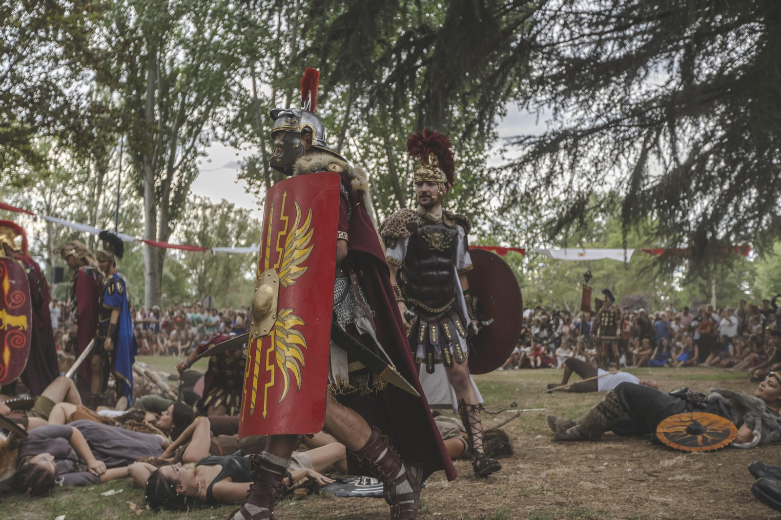 Galería | Los romanos cruzan el Lethes: Xinzo pone fin al Esquecemento, un evento con cifras récord